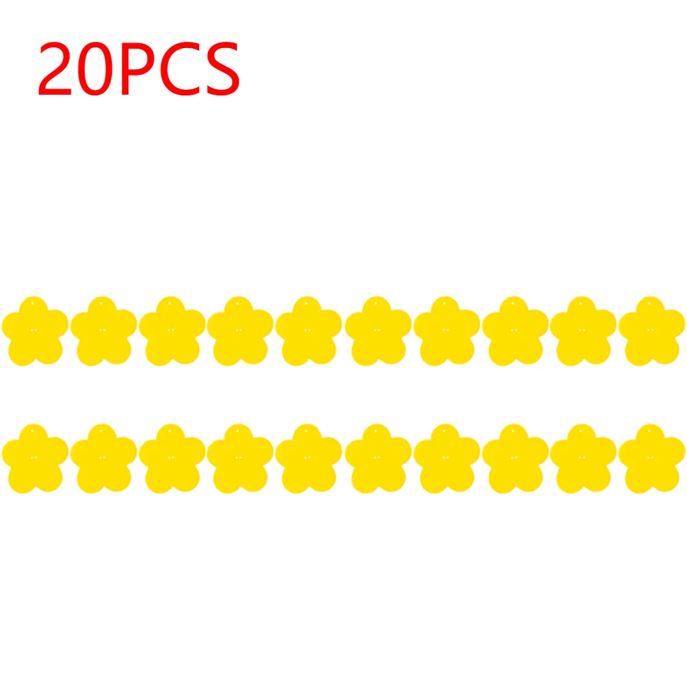 10-100 Stuks Sterke Gele Kleverige Vallen Dubbelzijdige Sticker Kleverige Vliegenvangers Insecten Ongedierte Buiten Insectenvanger Sticker