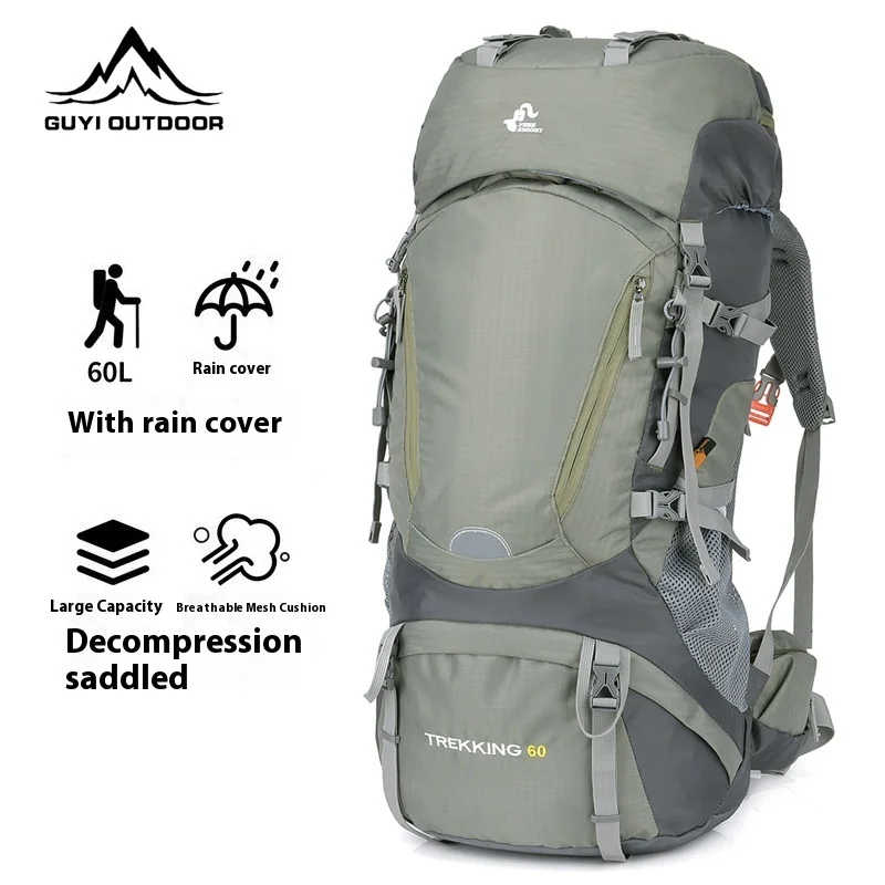 Mochila de senderismo profesional gran capacidad para camping - imagen 3