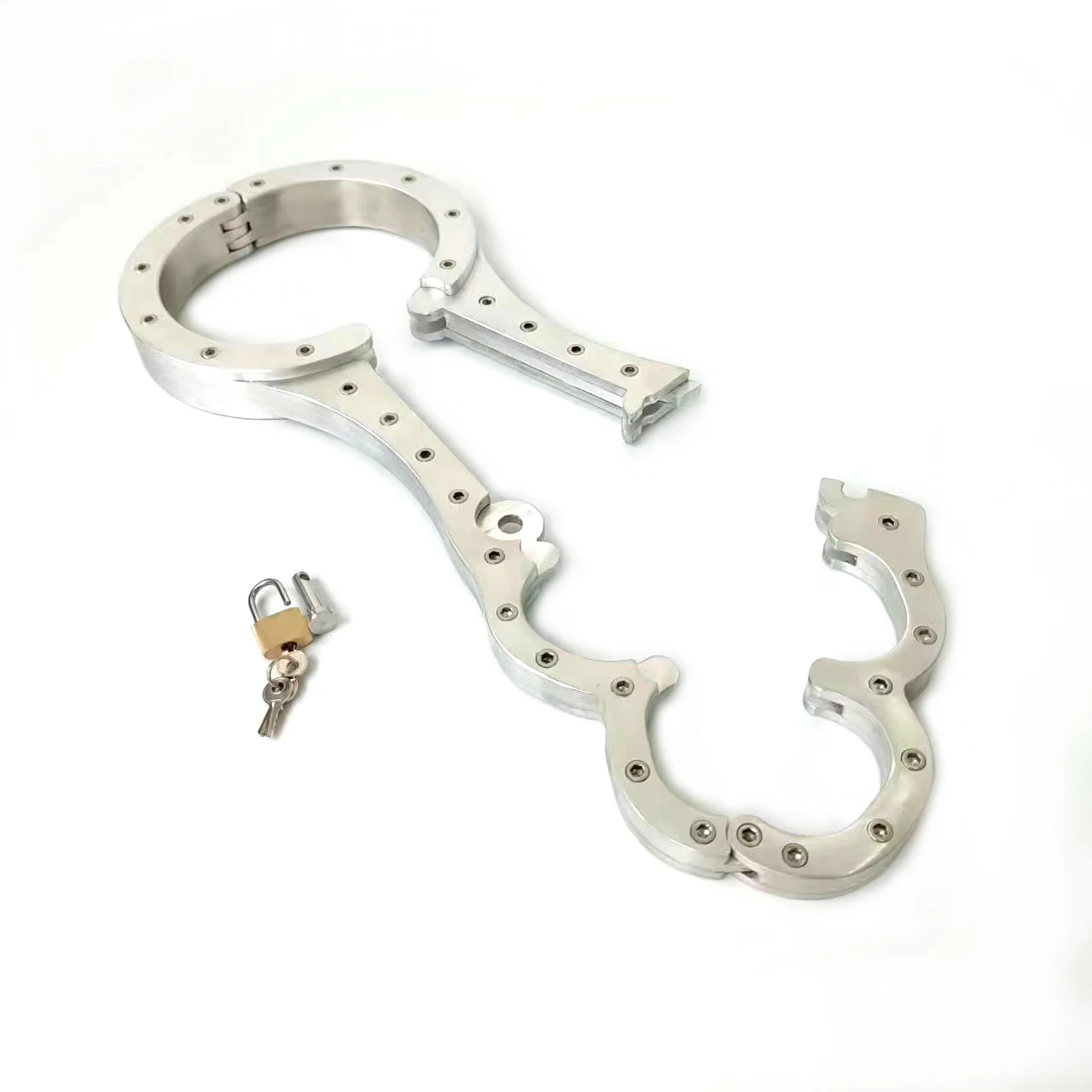 Black Emperor new fetish toys aluminum alloy bdsm collar hand cuffs slave wrist collar wholesale of adult toys