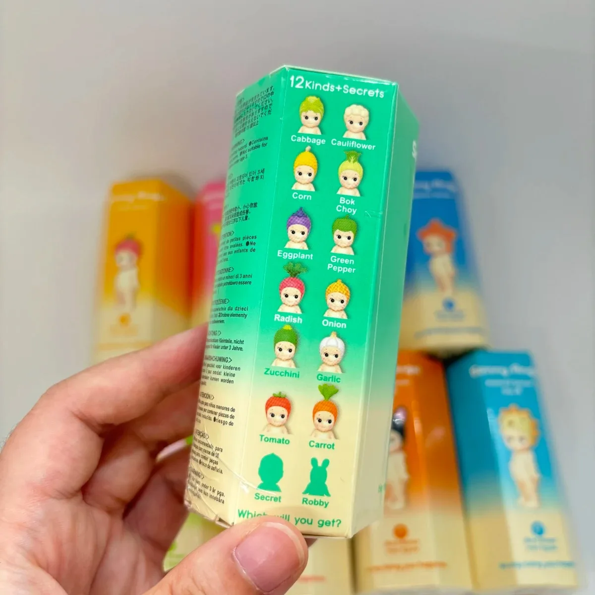 سوني الملاك الخضار سلسلة شخصيات صغيرة صندوق أعمى غامض أنيمي شخصية Kawaii الكرتون مفاجأة صندوق لعب هدايا عيد ميلاد الاطفال #3