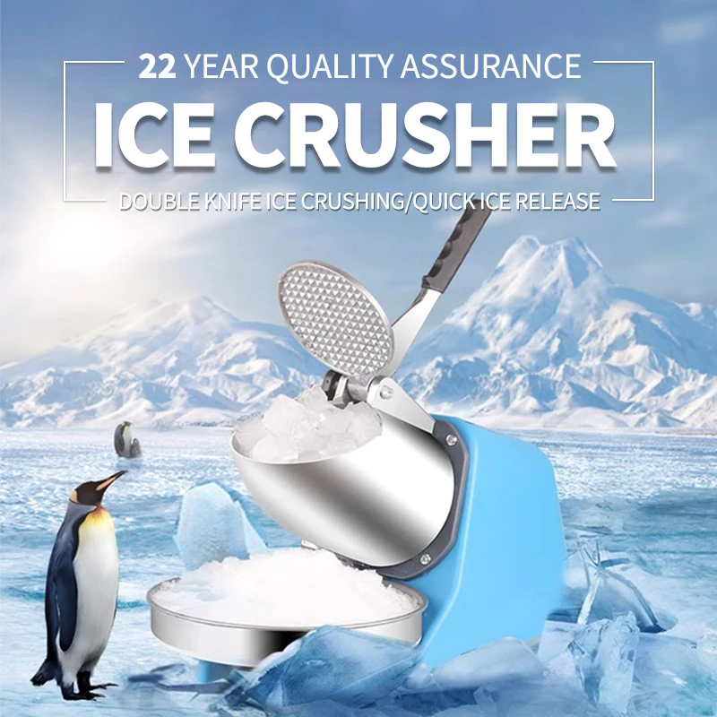 

Professional Electric Mini Ice Crusher Machine Shaver Snow Ice Shaver Machine