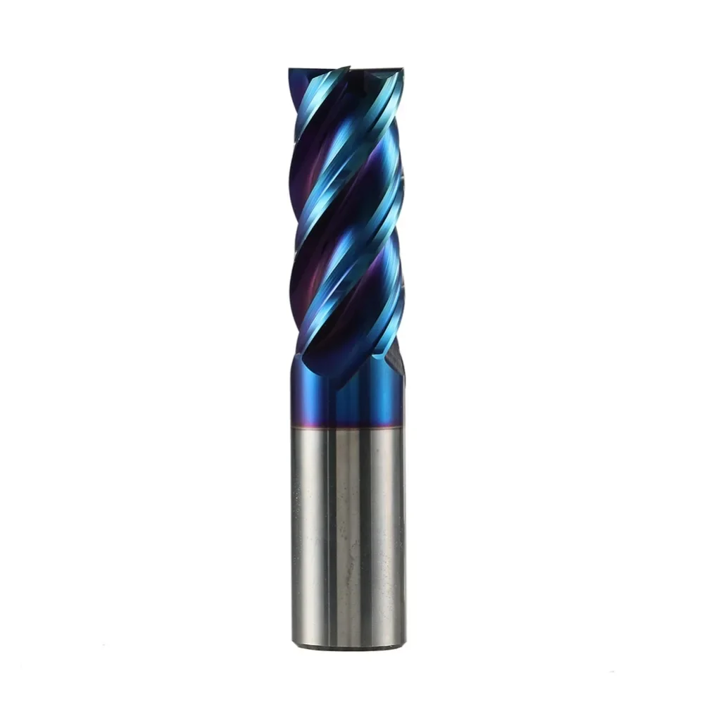 1pc tungsten steel end mill 4 flute straight endmill profile cutter end milling cutter d1-d20 for stainless steel mill