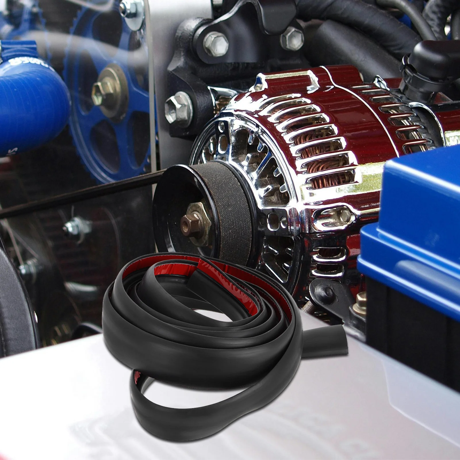 

Universal Car Windshield Sealing Strip Durable Rubber Weatherstrip for Door Protection Noise Reduction Weatherproofing