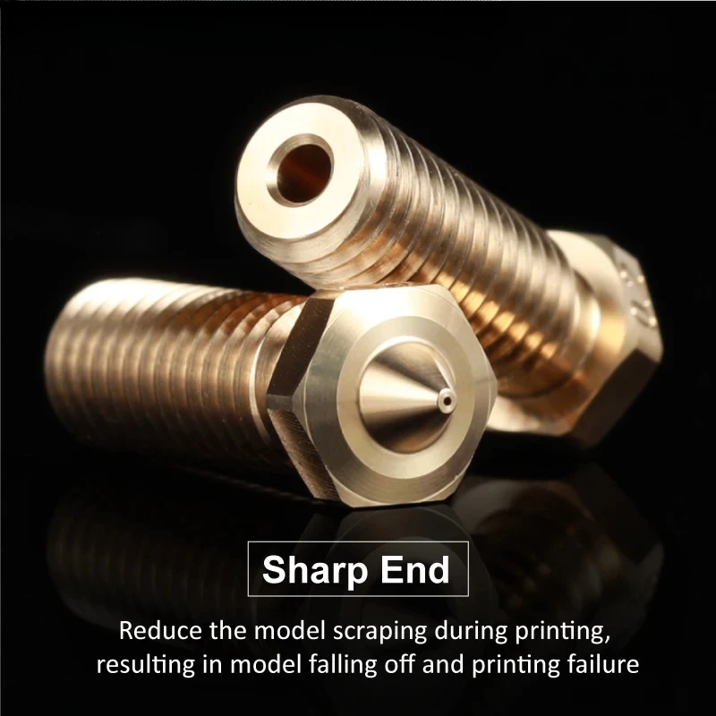 

PCS10 High precision nozzle nozzle for E3D V6 printing head hot end heating block