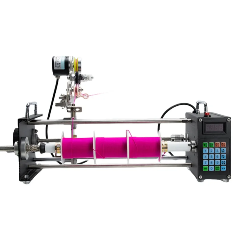 Hot Sale Multifunctional Intelligence Bobbin Rewinding Yarn Cone Fishing Line Winding Machine Flat Wire Metal  Winder