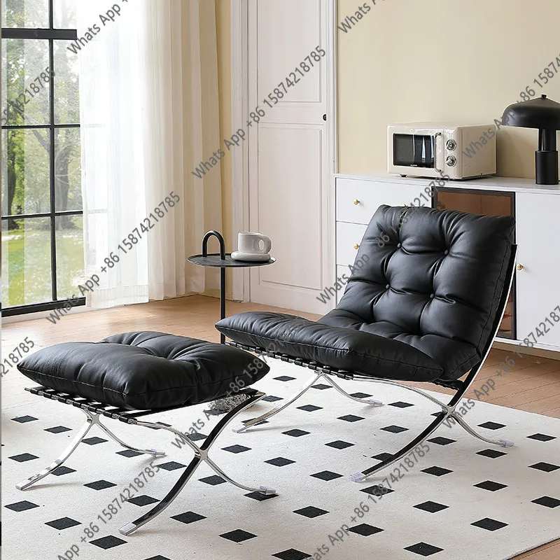 

Nm Leisure Chair Balcony Designer Sofa Single Chair Living Room Single Sofa Retro Chair Lazy Sofa