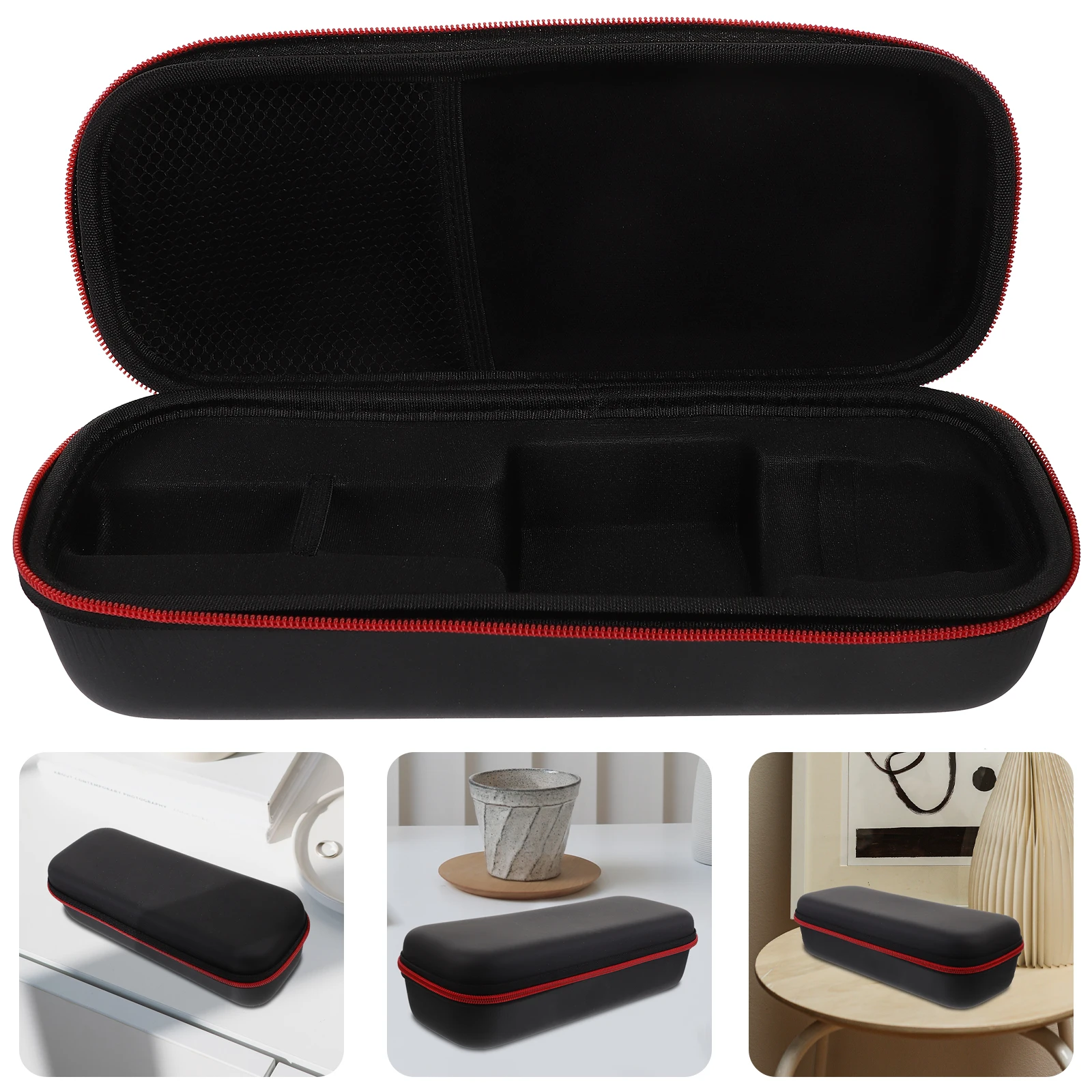 

Microphone Storage Bag Case For Mic Accessories Holder Protective Pouch Lightweight Portable Large Capacity Zipper Mesh