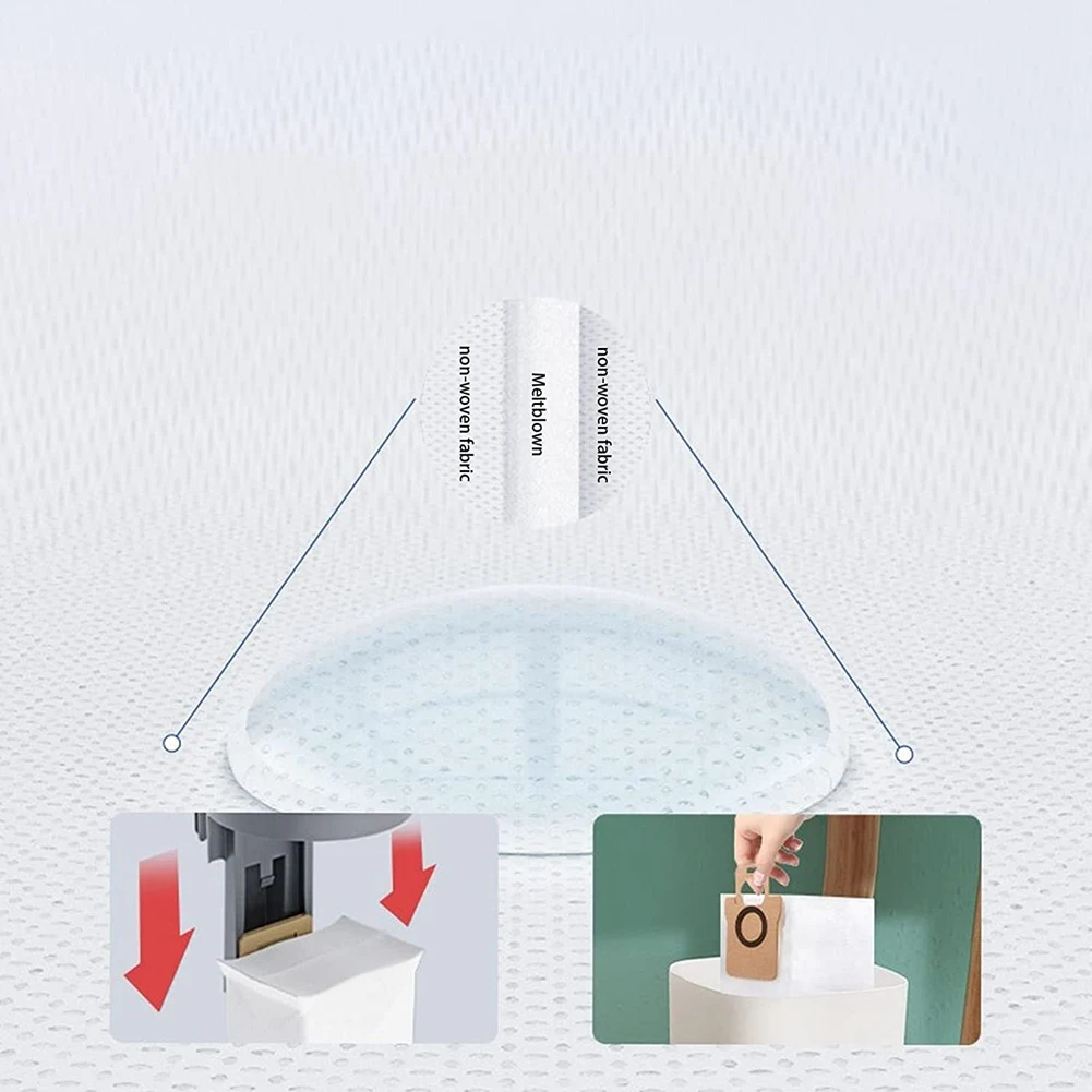 Le nouveau Kit de sacs à poussière de remplacement 6 pièces pour aspirateur Robot B101CN/Dream S10 Pro/ L10S Ultra/X10 +/B101GL