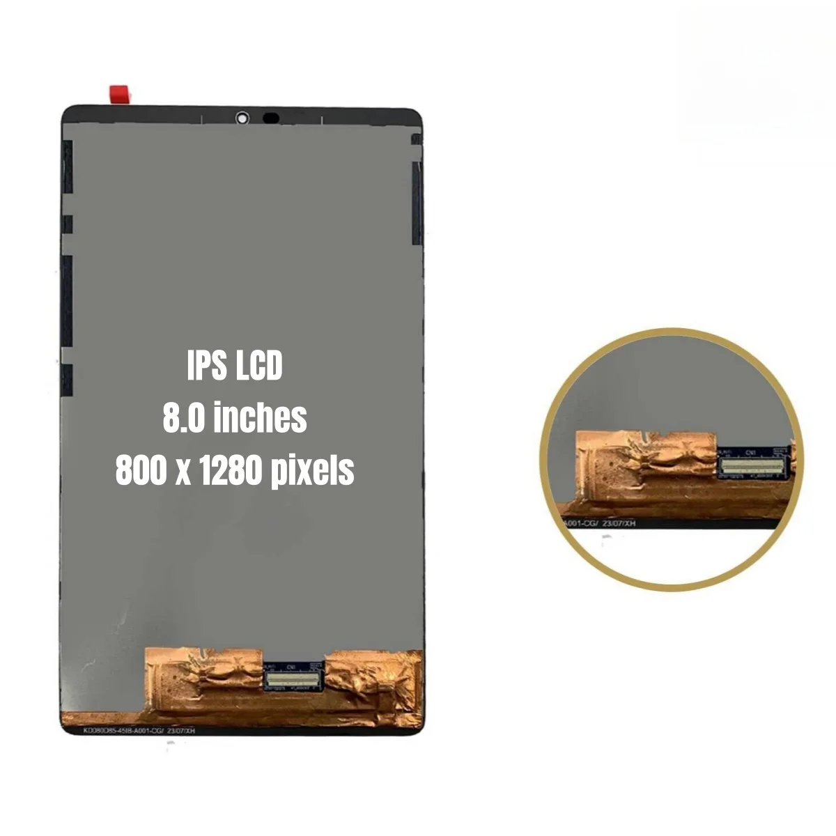 Imagem -02 - Iparts-substituição Lcd Display Touch Screen Digitizer Painel Assembly para Lenovo Tab m8 4th Gen Tb300fu Tb300xu Peças de Reparo