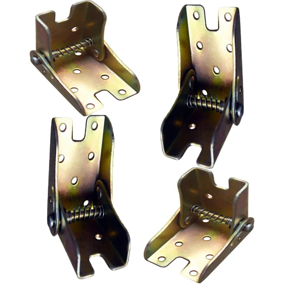 

4 Pcs Table Leg Hinge Folding Hinges A3 Steel Table Leg Brackets Foldable Support Hardware for Kitchen Furniture