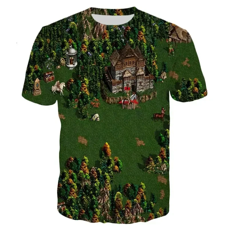 

Summer Men's Hero Magic Game Harajuku Vintage Graphic T-Shirt Fun 3d Printed Fashion O Collar Short Sleeve Casual Plus Size Top