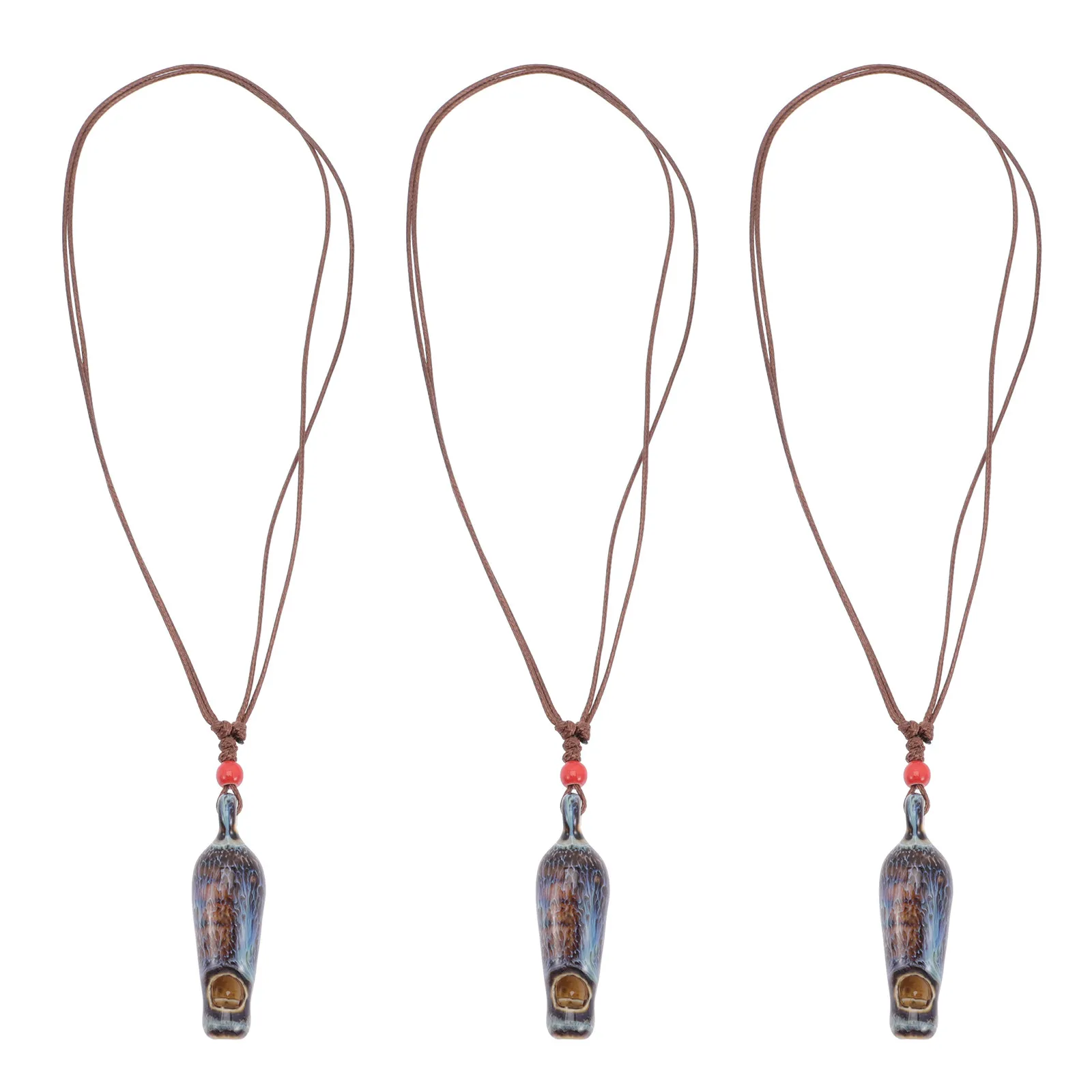 

3Pcs Ceramic Carrot-Shaped Whistle Lovely Kids Music Learning Tool Creative Whistle for Child Brain