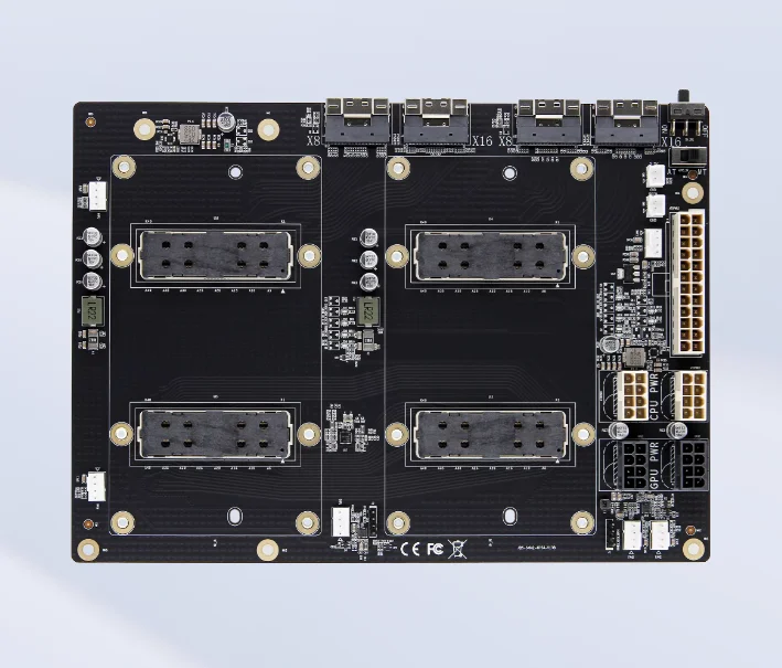 

V100 SXM2 Dual-Card Direct Pass-Through, 300 GB/s NVLink Interconnect, AOM-SXM-V Simplified Backplane