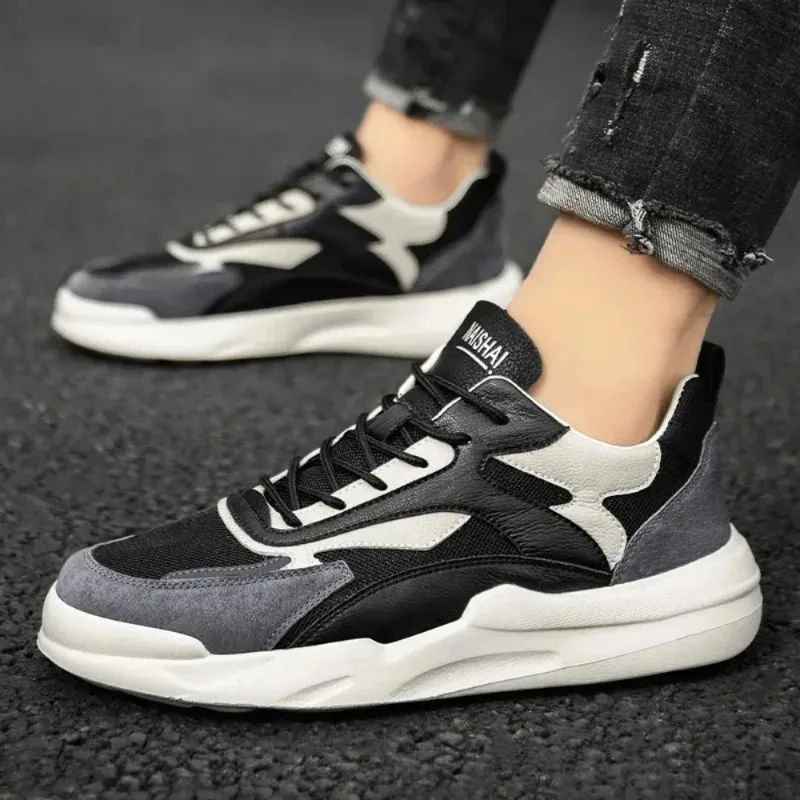 

Лето 2024, новинка, легкий, высококачественный, бестселлер, модная обувь для отдыха, кроссовки для мужчин, размеры 39–44, дышащая C