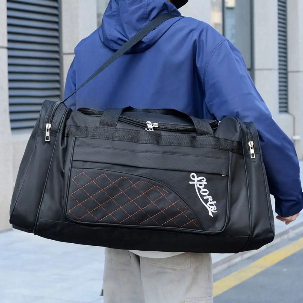 

Large Capacity Travel Duffel Bag Dustproof with Shoe Compartment Travel Luggage Handbag Waterproof Casual Sports Fitness Bag