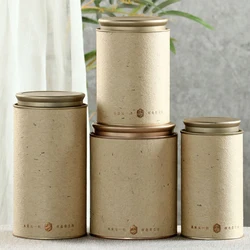 Creative Paper Pot Tea Pot Tea Packing Box Tea Bucket Household Sealed Storage Box Tea Set Decorative Pot Home Decoration