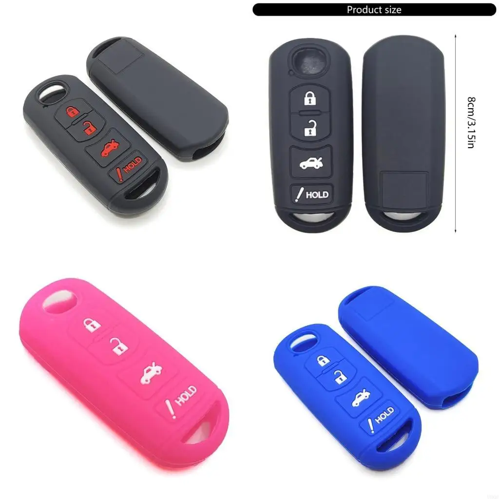 Silicone Remote Car Case Cover For 2 3 6 Demio Atenza Axela CX5 CX-3 CX7 CX-9 Accessories Car 4 Buttons New