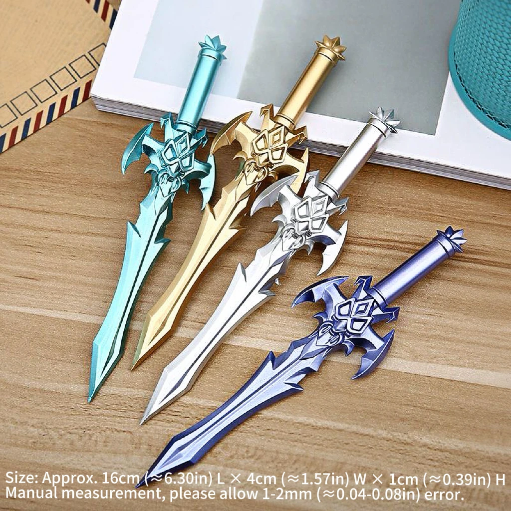 

Creative Sword Shaped Black Gel Pen Cool Weapon Ballpoint Pen for School Daily Office Stationery Gift