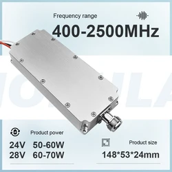 Módulo de Dron LDMOS UAV de 50W-70W, conector N, sistema de defensa, módulo Lora