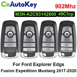 49Chip 902Mhz Remote Key Voor Ford Explorer Edgs Fusion Expedition Mustang 2017-2020 Auto Smart Card Key m3N-A2C93142600