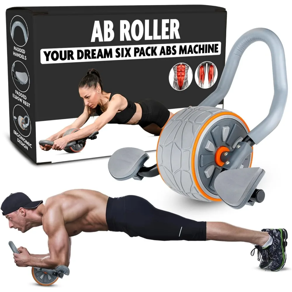 

Abdominal Muscle Roller - Core Training Roller - The Perfect Abdominal Muscle Exercise Equipment for Families and Gyms