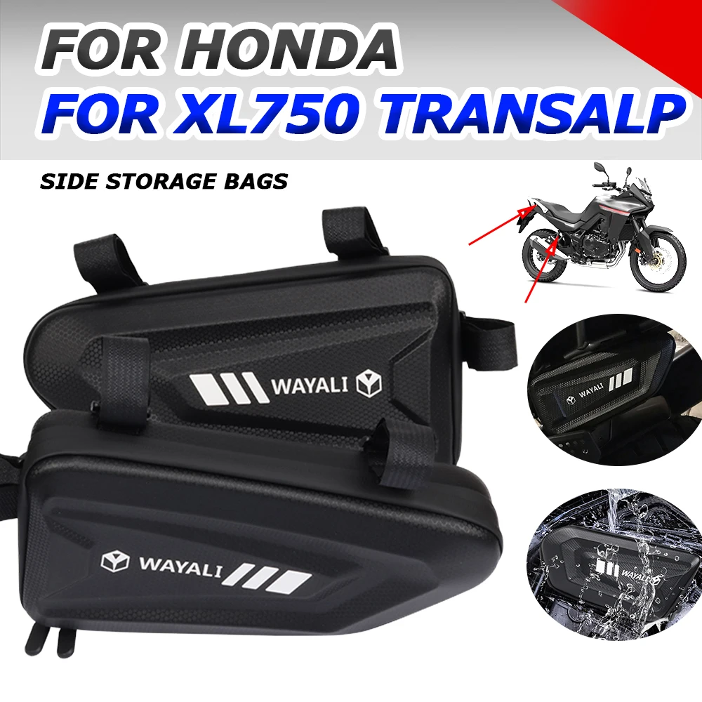 For HONDA XL750 Transalp XL 750 XL 750XL 2023 2024 Motorcycle Accessories Side Bag Fairing Tool Bag Storage Frame Bumper Bags