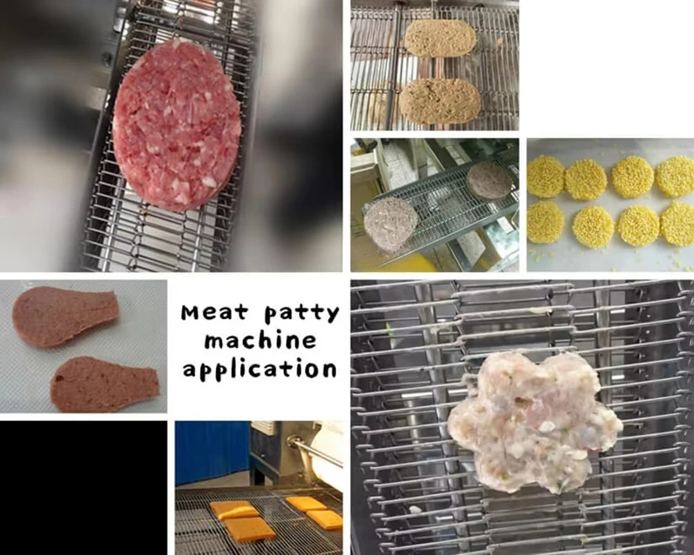 Automatic Industrial Burger Patty Making Machine for Pressing Shaping Beef and Meat Patties Burger Patty Machine