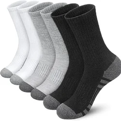 6 Pairs of New Style High-Quality Comfortable Soft Men's Outdoor Gym Socks Large Size Ground-Gripping Football Socks