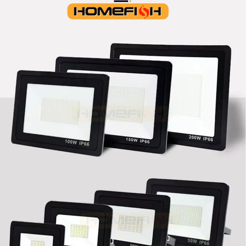 Outdoor IP66 Waterproof Path Light Spotlight LED Floodlight AC220V  20W 30W 50W 100W  Outdoor Garden Porch Courtyard Lamp