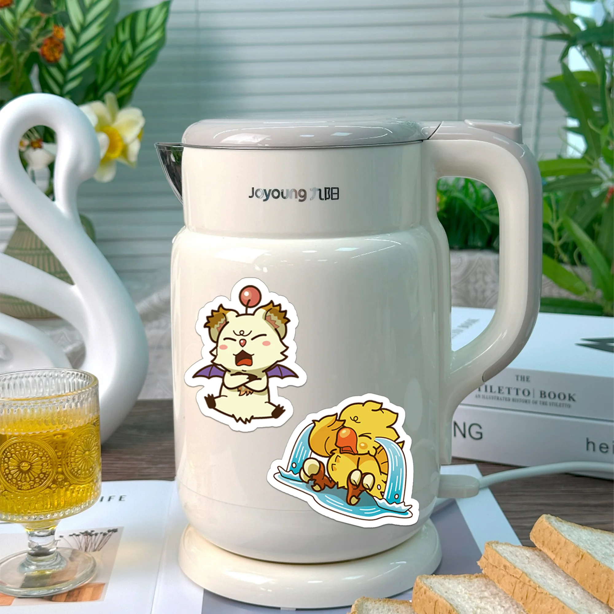 40 Pieces of Chocobo Cartoon Meme Stickers – Decorative Stickers & Scrapbook Supplies for Water Bottles and Notebooks - view 3
