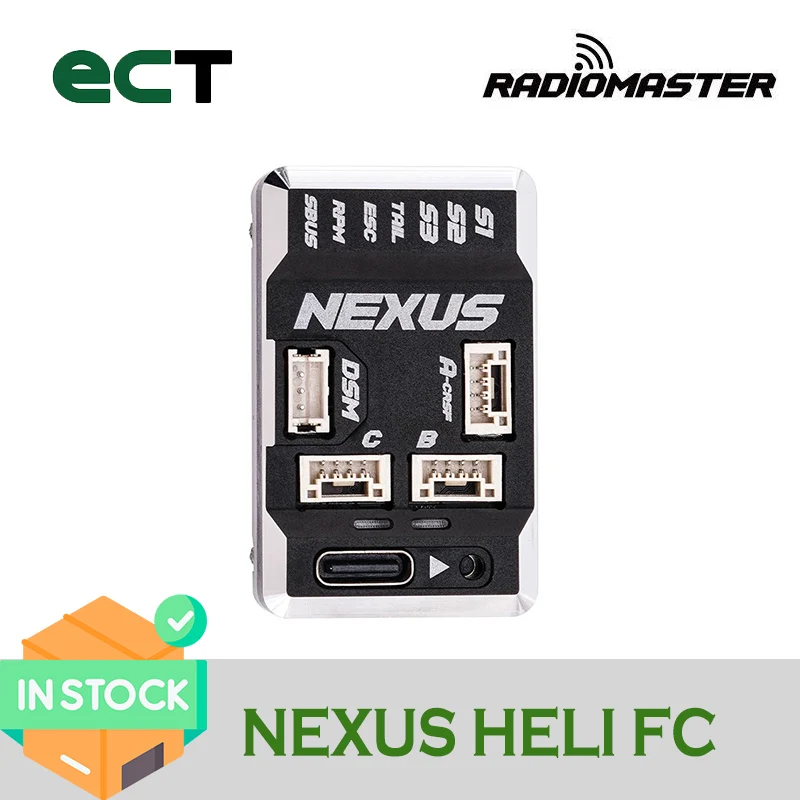 

RadioMaster NEXUS Built-in Black Box STM32F722MCU TDK 6-axis IMU Support Tail Servo & Tail Motor DESIGNED FORROTORFLIGHT
