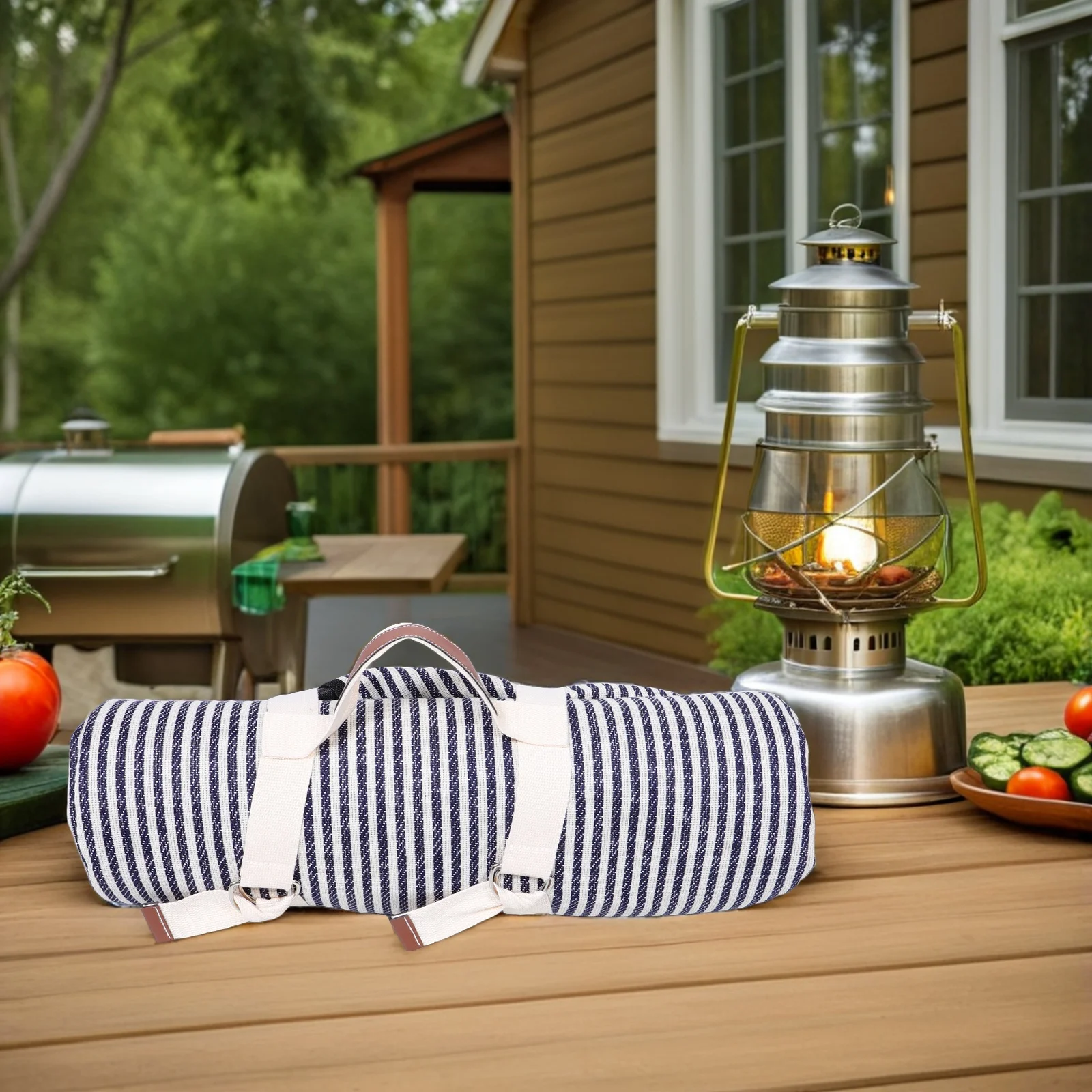 

Outdoor Picnic Mat Beach Blankets Camping Accessory Mats for outside Acrylic Large