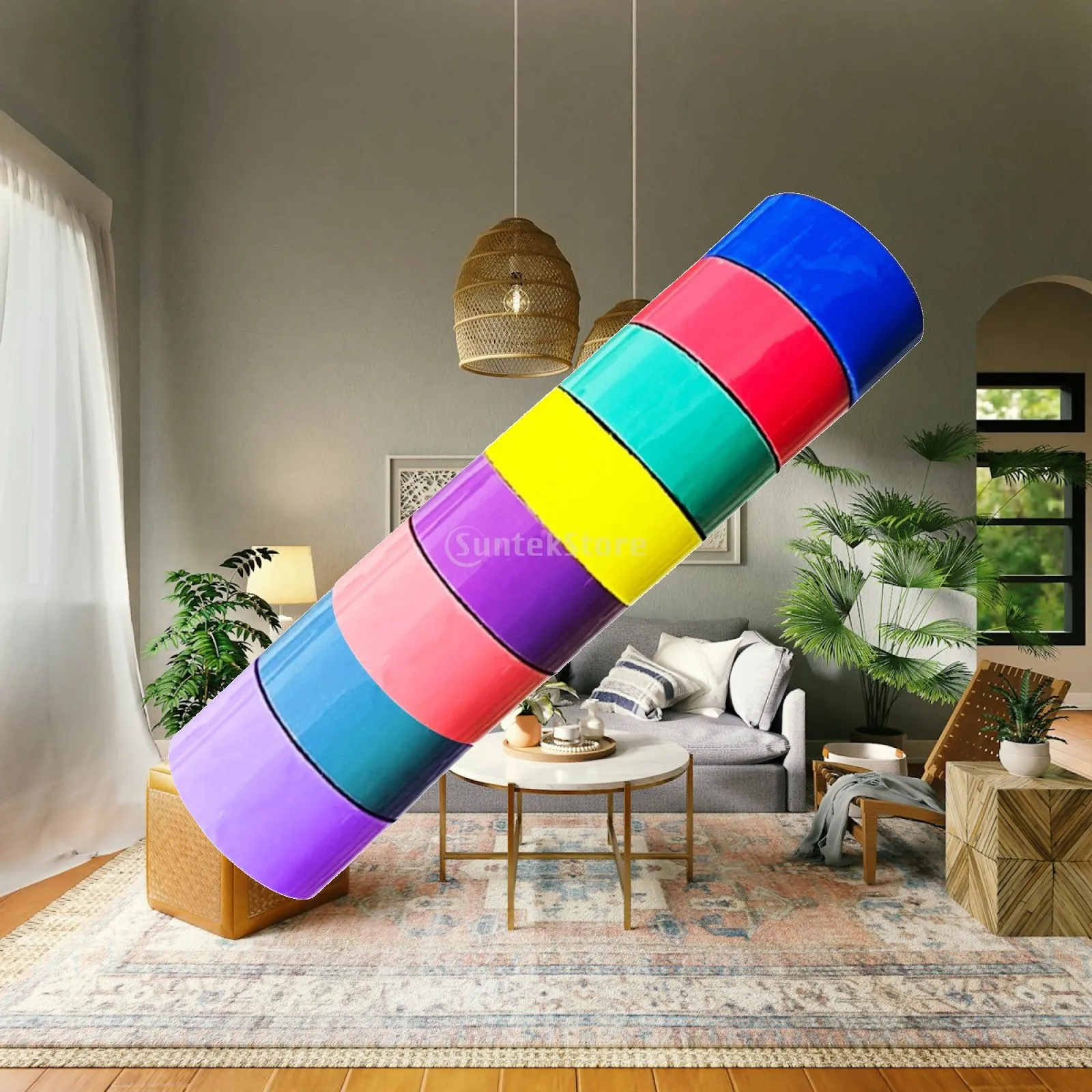 Adhesive Tape Sticky Ball Set for Creative Play Colorful Rolling Tape Sensory Toy Educational Fun for Boys Girls Party Activity