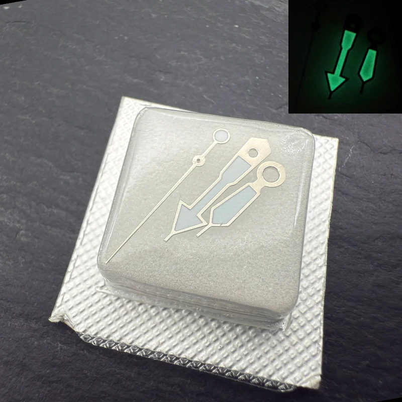 Watch Hands 9X13x13mm Green Luminous Fits Fits NH35 NH36 4R35 4R36 7S26 Movement For SKX007 SKX009 Watch Case Parts