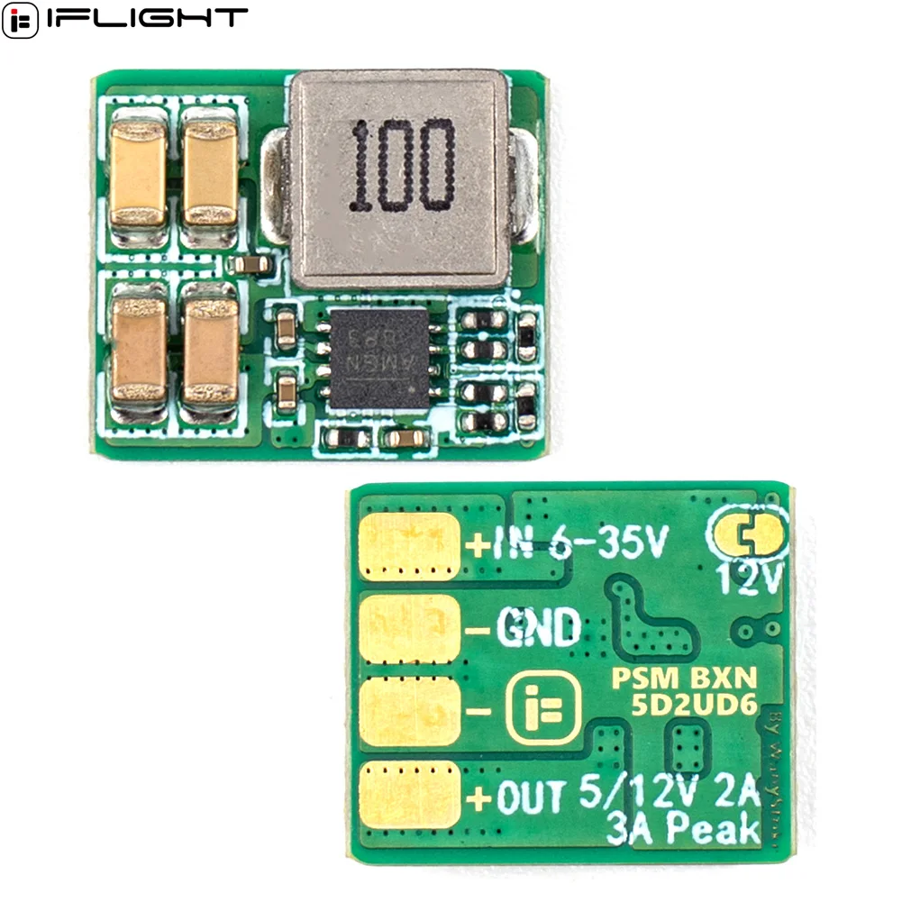 IFlight BLITZ PSM BXN 5D2UD6 5V/2A 12V/3A Micro 2-8S BEC for RC Multirotor Airplane FPV Freestyle Drones DIY Parts