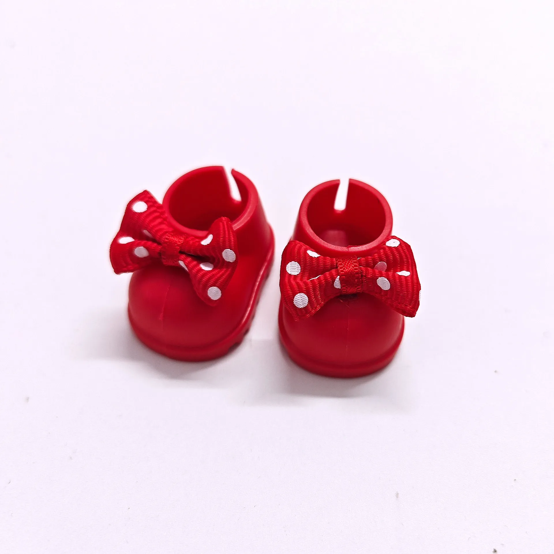 Botas de lluvia y auriculares de lunares para muñeca Labubu, zapatos de playa coloridos Labubu de 15-17cm, accesorios para fiesta sentada