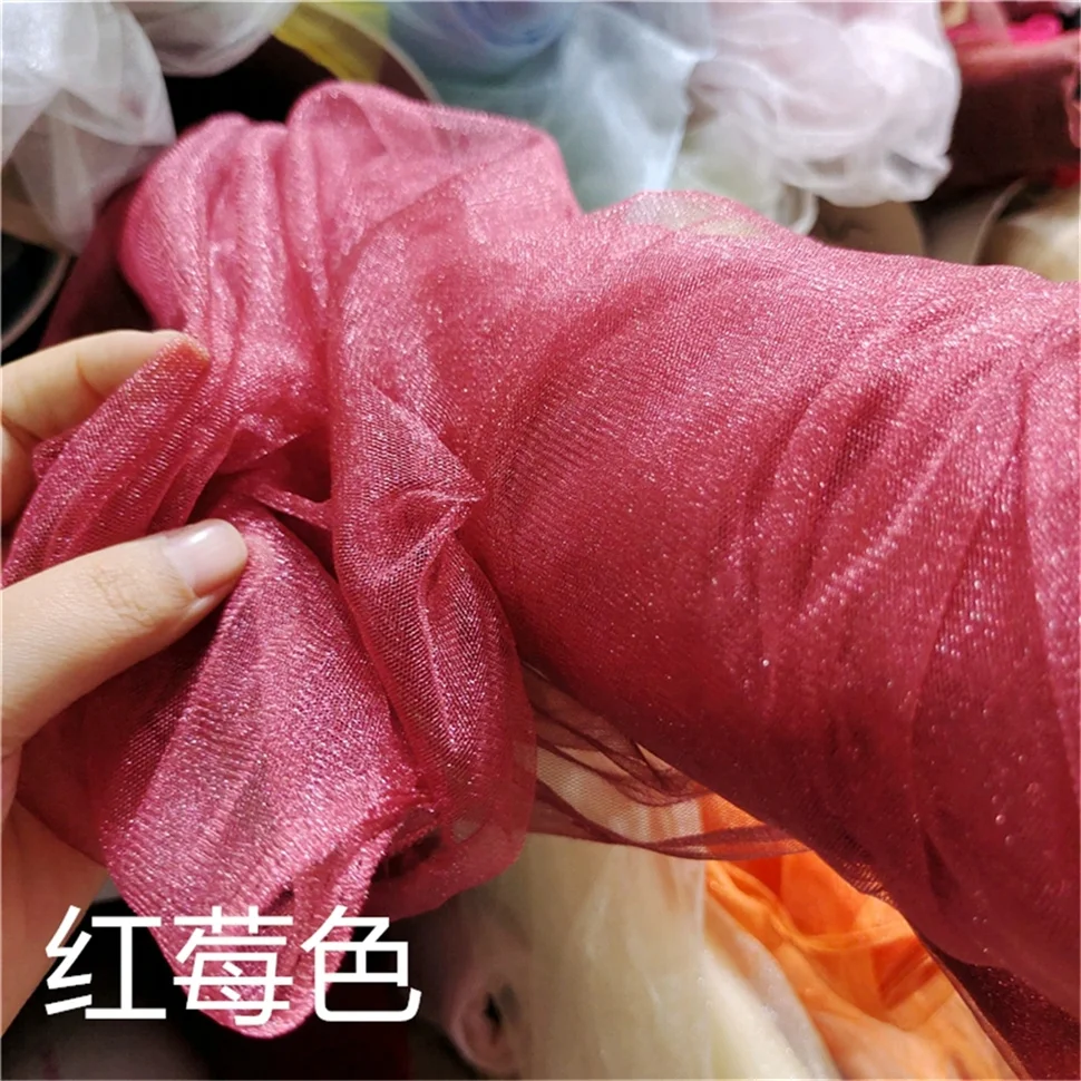 JZQ Роскошная многоцветная блестящая кружевная ткань из тюля и сетки для выпускного платья и вечернего платья, ткань на подкладке свадебного платья