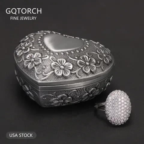 925 Sterling Silver Bella Swan Twilight Engagement Ring, Moissanite or Zircon Wedding Promise Ring, With Jewelry Box, US Stock