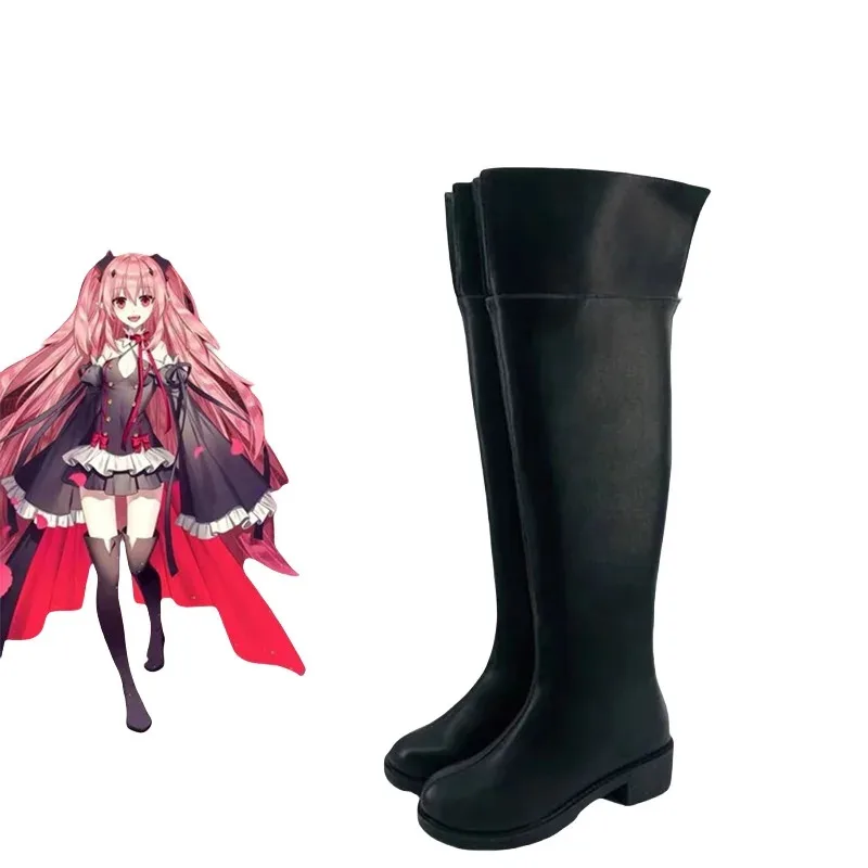 Krul Tepes Cosplay Anime Seraph of the end Boots Shoes
