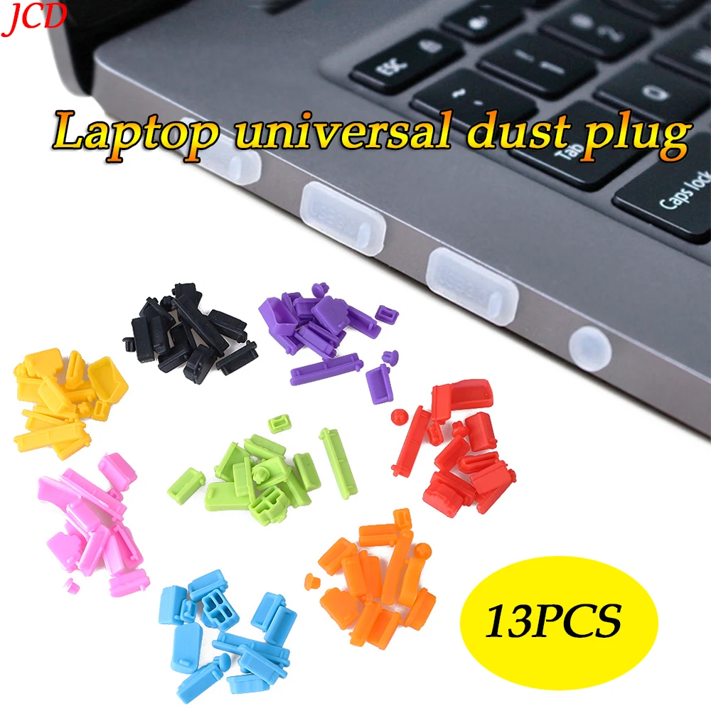 

13PCS Universal Elastic Silicone Anti-dust Laptop Port Protector Dustproof Notebook Computer Port Plug Anti-dust Stopper Cover