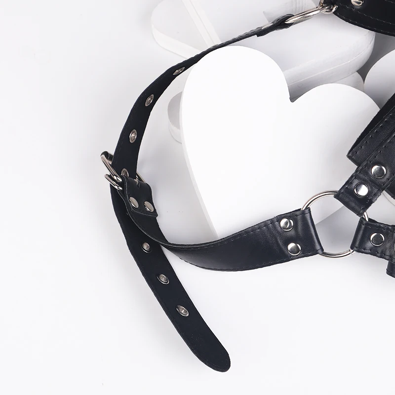 طقم قيود للعنق إلى المعصم طقم مثير للنساء BDSM أصفاد خلف الظهر ياقة قابلة للتعديل طقم عبودية للزوجين SM أداة ألعاب جنسية #3