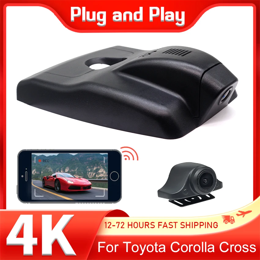 camera-embarquee-plug-and-play-pour-toyota-corolla-cross-2022-aspect-d'origine-facile-a-utiliser-enregistreur-video-de-voiture