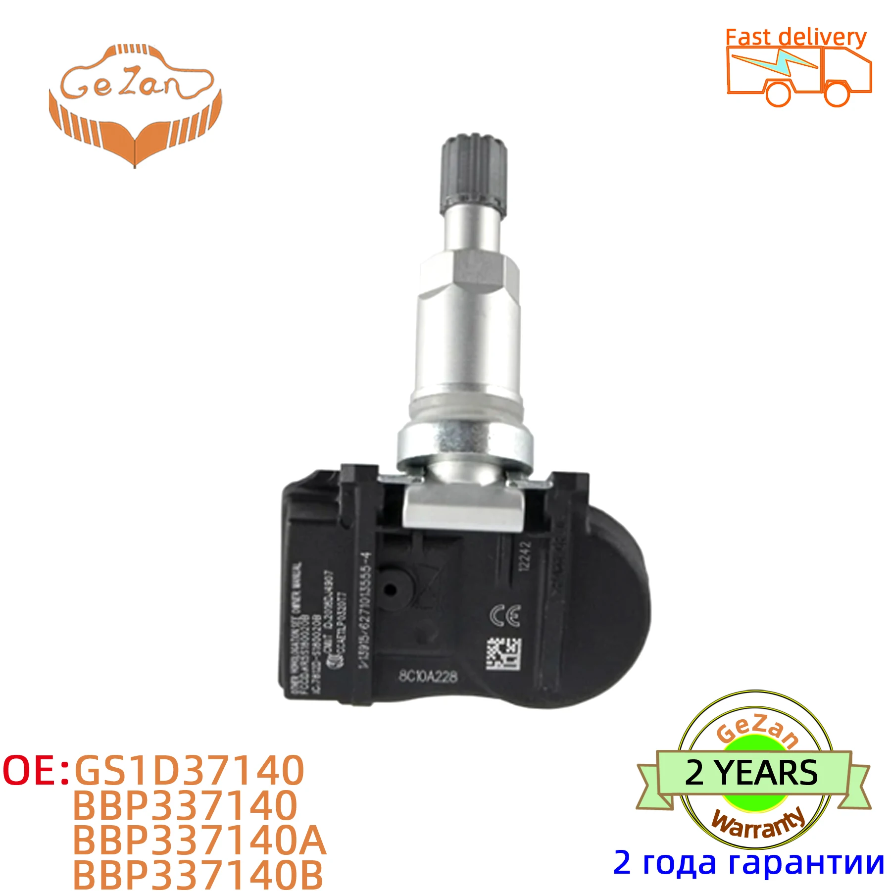 TPMS SENSOR TIRE AIR PRESSURE SENSOR BHB637140 GS1D37140  433MHz BHB637140A  FOR Mazda 2 3 5 6 CX-5 CX-6 CX-9 MX-5 Artz