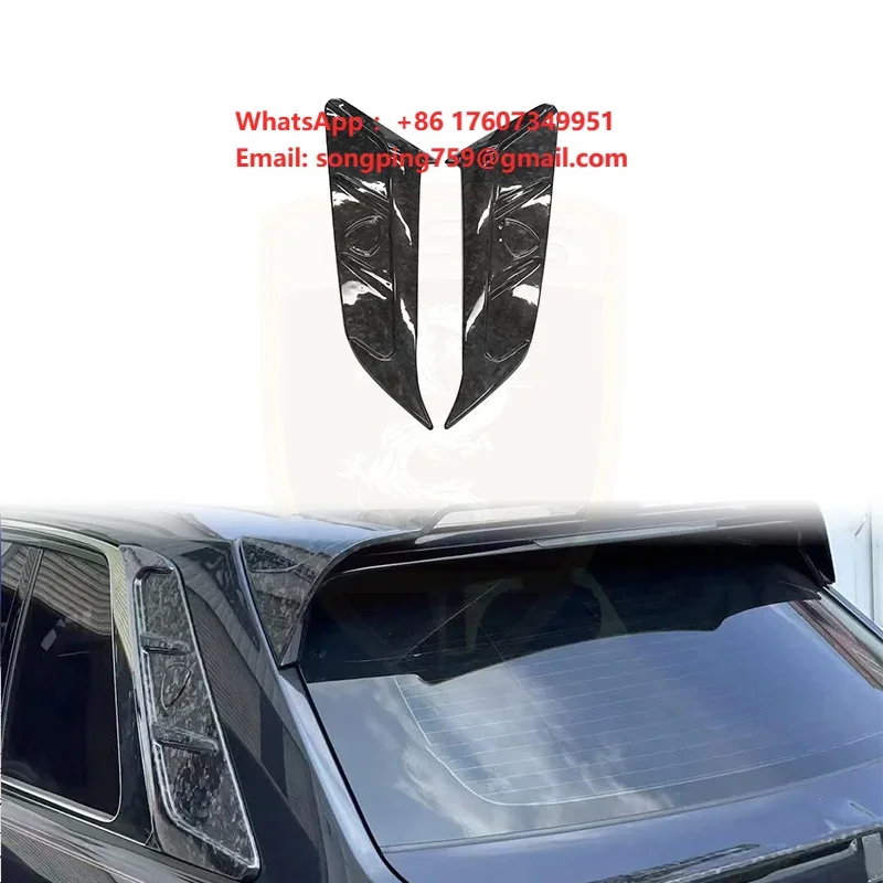 MSY Style Dry Carbon Fiber Rear Side Vents for Rolls Royce Cullinan 2025 Year Car Side Air Vent Cover Decoration