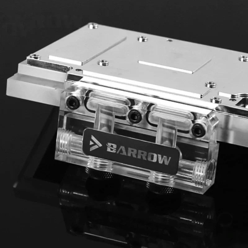 

Модуль для обмотки нескольких видеокарт Barrow G1/4 дюйма/акриловые разъемы для терминала L-карты GPU/водяного блока, ремонт BSDQT-PA
