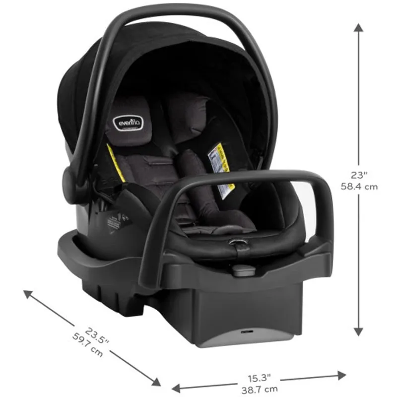 Pivot Suite Travel System con seggiolino auto per neonati LiteMax con barra antirimbalzo Dunloe Black