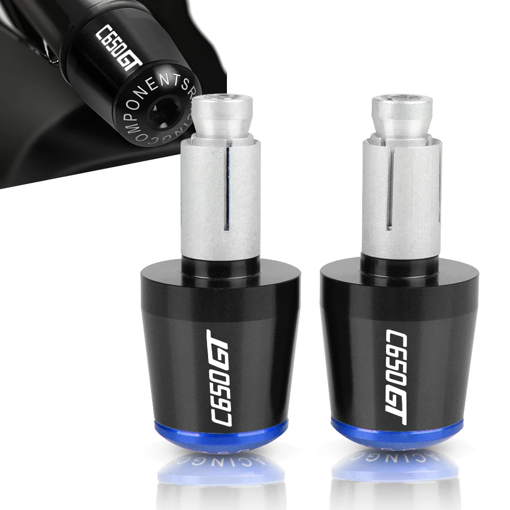 

Motorcycle Accessory CNC Aluminum For BMW C650GT c650gt 2012-2015 2013 2014 7/8'' 22MM Handlebar Grips Handle Bar Cap C 650GT