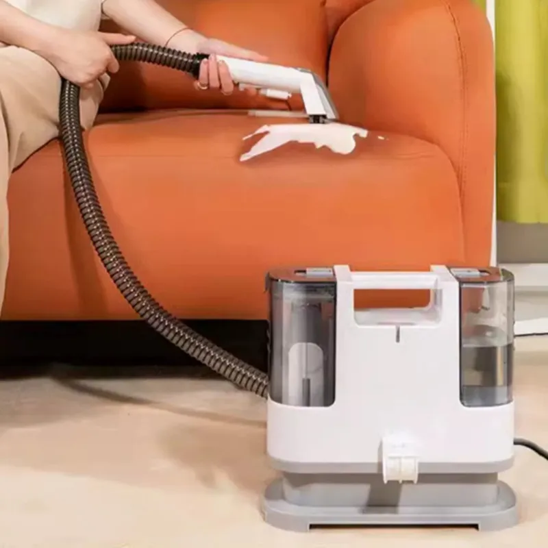 Fabric Sofa Cleaning Machine Household Cleaner Spray Suction Integrated Carpet Curtain Mattress Cleaner Home White Handle