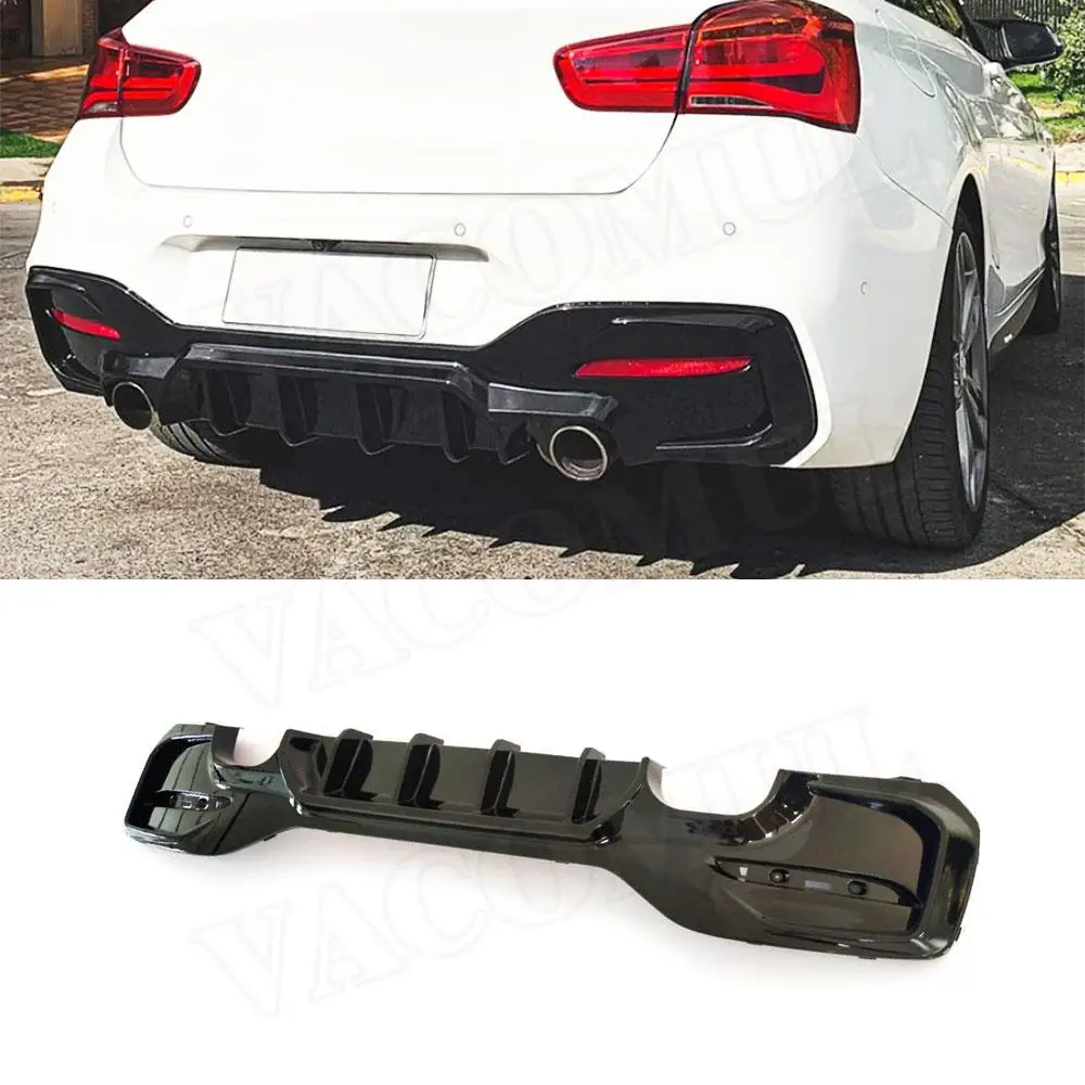 

VACOMUL Carbon Fiber Rear Lip Diffuser Spoiler for BMW 1 Series M Sport F20 F21 M135i M140i 2017-2018 Bumper Car Styling ABS