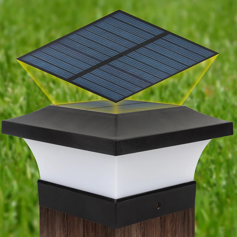 

2025 IP65 солнечные колонные лампы 3000/6000K уличная садовая лампа водонепроницаемая лампа на столбе для ворот виллы лампа для украшения ландшафта хит продаж